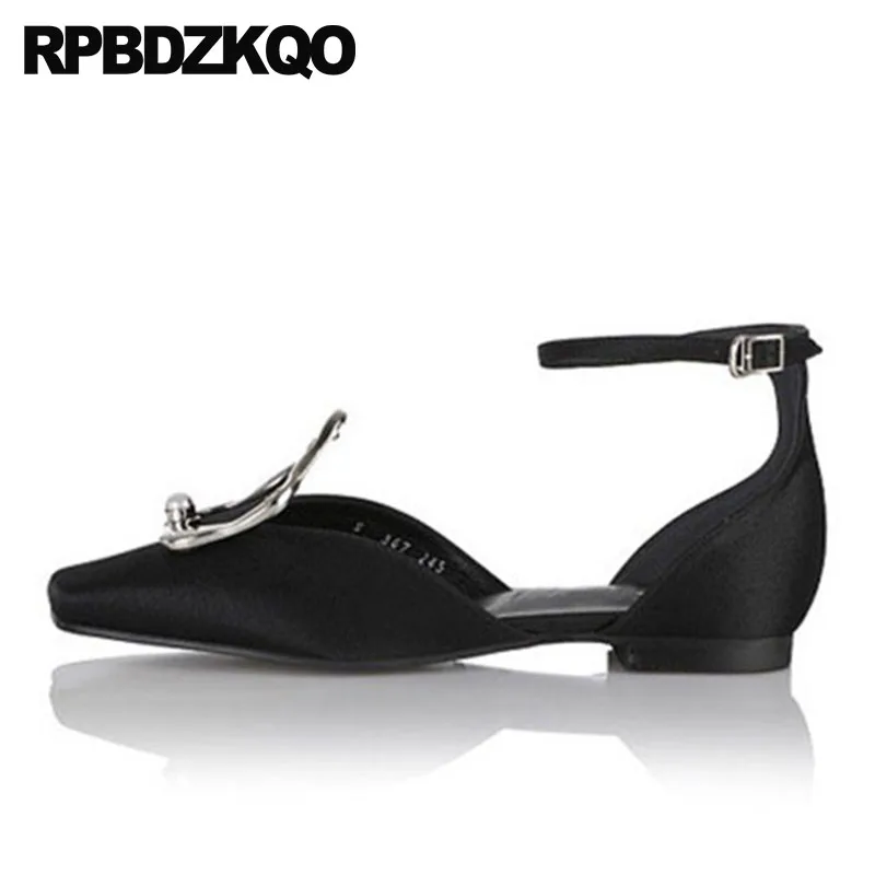 

red comfy metal square toe dress women ladies beautiful flats shoes ankle strap party yellow breathable gray green grey sandals