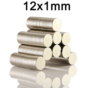 

50/100/150pcs 12mm x 1 mm Strong Round Magnets Dia 12x1mm Thin round magnet Rare Earth Magnet N35 12*1mm Strong magnetism