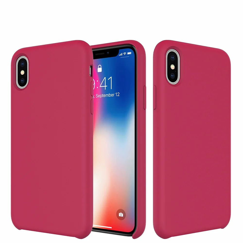 

Anti drop Silicone Case For iPhone 7 8 Plus For Apple Case For iPhone XS Max XS XR X SE 5 5s 6 6s 7 8 With Retail packing