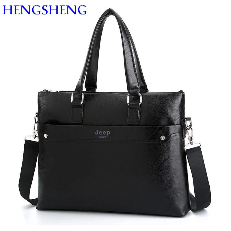 

Famous Brand New Design Men's Briefcase with top quality PU leather men briefcase for fashion business men casual briefcase