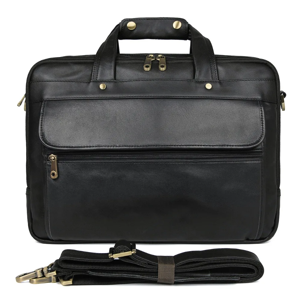 

J.M.D FREE SHIP Hot Sale Genuine Leather Briefcase Laptop Bag Handbag 7146A-1