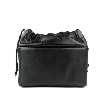 

New PU Leather Partition Padded Insert Drawstring Camera Bag Black Shockproof Protection Case For DSLR SLR Camera