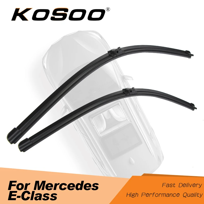 KOSOO для Mercedes-Benz E-класс W211 W212 W213 E200 E240 E260 E280 E300L E320 E400 E500 автомобиля стеклоочиститель лезвия, аксессуары