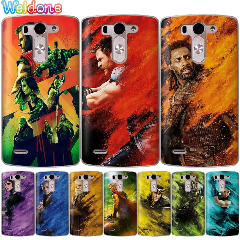 

Cool Marvel Avengers Thor Loki Hulk Phone Case For LG Q6 Q7 G6 G7 V30 XPower 2 3 K10 K8 2018 2017 K9 K11 G4 K7 case Etui Cover