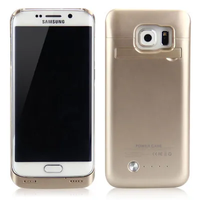 

4200mAh External Pack Battery Power Bank Charger Case Cover for Samsung Galaxy S6 G9200 Free Shipping Protective Shell Wallet