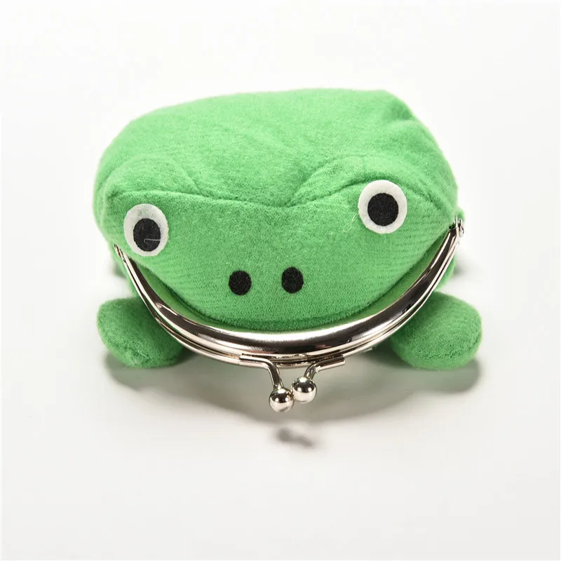 Frog Wallet 1PCS Anime Cartoon Wallet Coin Purse Manga Flannel Cute Purse Coin Holder frog purse