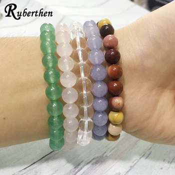 

Ruberthen 5 Chakra Yoga Bracelet Set Designer Healing Energy Crystals Beads Bracelet Natural Stone Balance Fantastic Yogi Gift