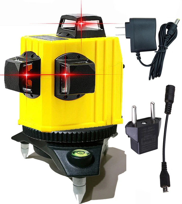 Automatic Self Leveling 12 Line red 3D Laser Level Self leveling 360