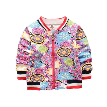 

Fashion Flower Baby Coats Print Boys Girls Jacket Spring Autumn V Neck Cardigan Coat Infant Cotton Coat New Baby BoysClothing