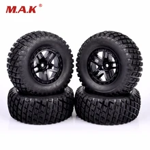 1/10 Scale Short Course Truck Tires And Wheel Rim 902 29001+29504 For TRAXXAS SLASH HPI RC Truck Car Model Toys Accessories