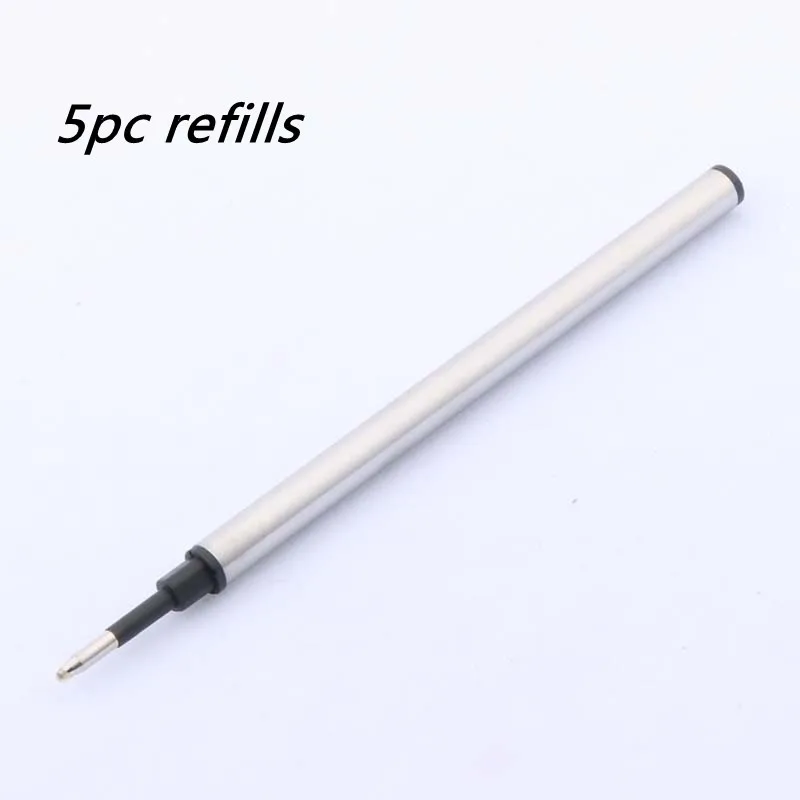 JINHAO 500 черная с белой шахматной доской Золотая отделка 0,5 мм роликовая шариковая ручка - Цвет: Refill