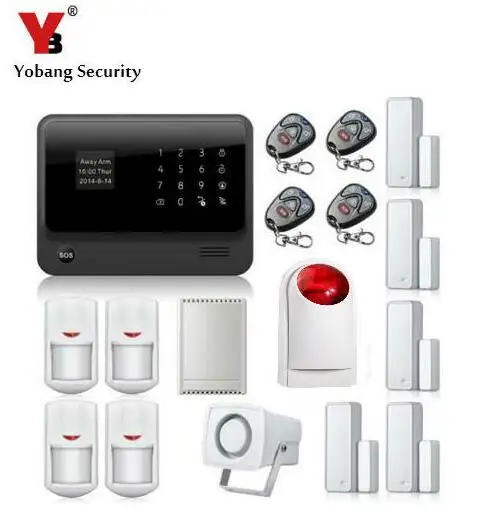 Freeship By DHL 2 4G WiFi GPRS GSM Alarm English Russian Spanish French Voice Wireless GSM