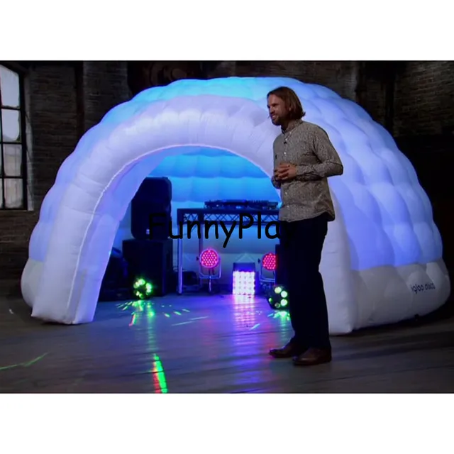 outdoor dome inflatable bar tent,oxford Half Inflatable Dome Tents