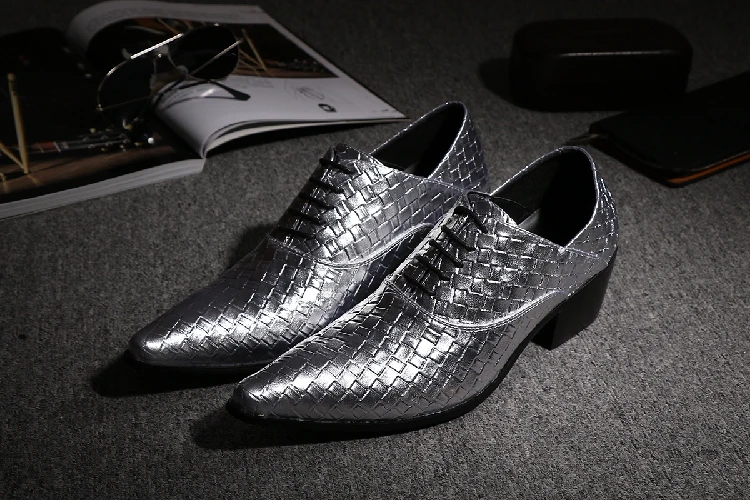 De Oficina Formal Hombre Ocultos Cuero Alto Chaussure Oxford Tacón Hombres Para Picture Sapato As as Social Zapatos Negocios Trenzado Picture Homme xq7qI6