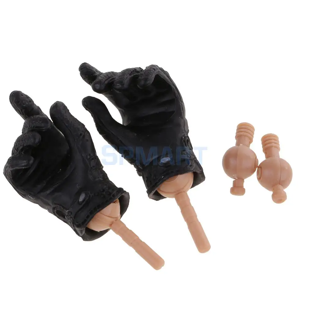 1:6 Scale Male/Female Gloved Hands for 12