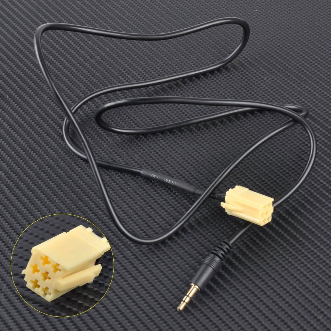 

CITALL 3.5MM AUX Input Adapter Cable Line for Peugeot 206 207 307 308 for Citroen Sega C2 with RD9 USB head 2007- 2013 2014 2015