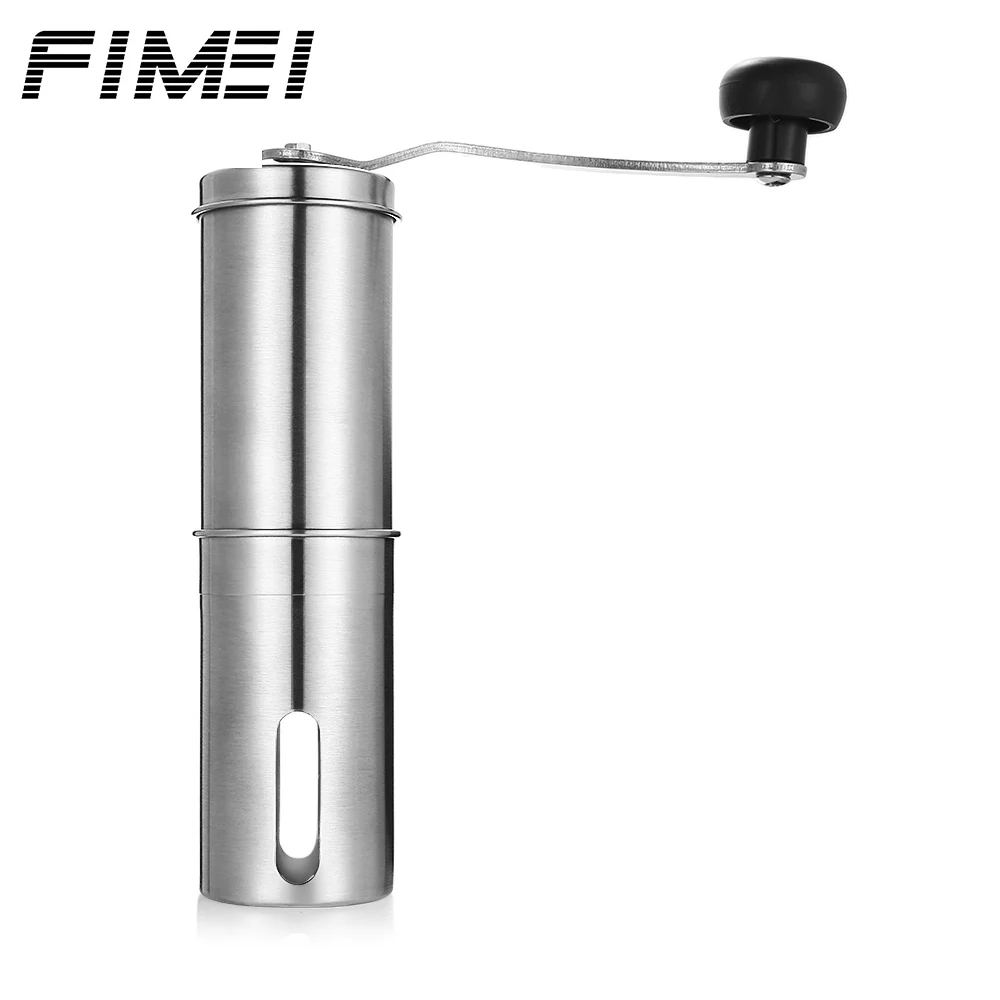 

FIMEI Original Manual Coffee Grinder Stainless Steel Coffee Grinders Coffee Mill Machine Portable Hand Burr Grinders Manual Tool