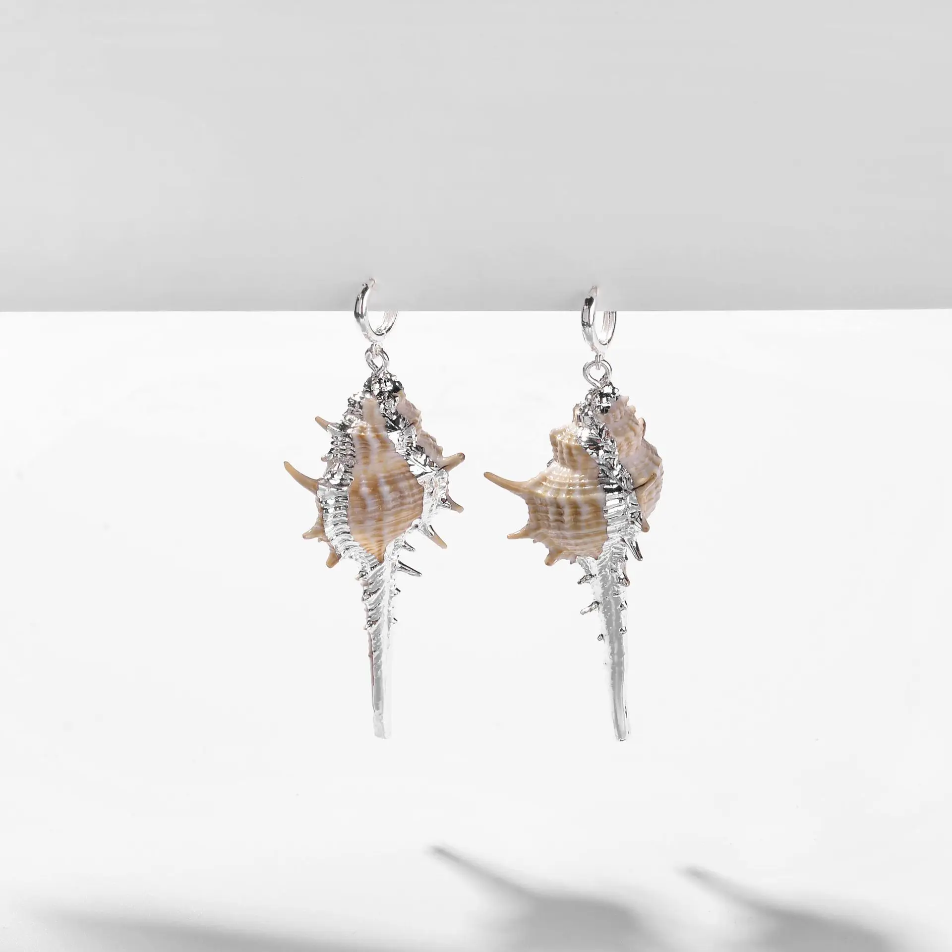 

JOOLIM Big Shell Sea Snail Drop Earring Statment Earring Design Jewelry