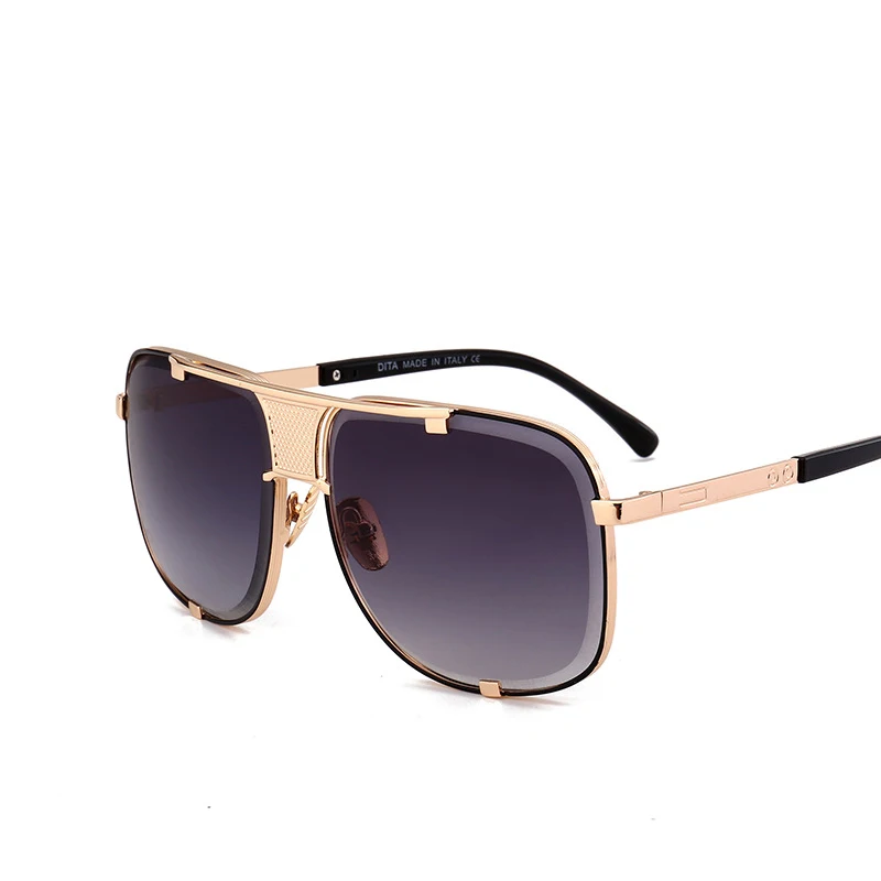 

HBK New Classic Mens Pilot Sunglasses Women Brand Designer Vintage Clear Glasses Fashion Sun shades For Men Sunglass UV400