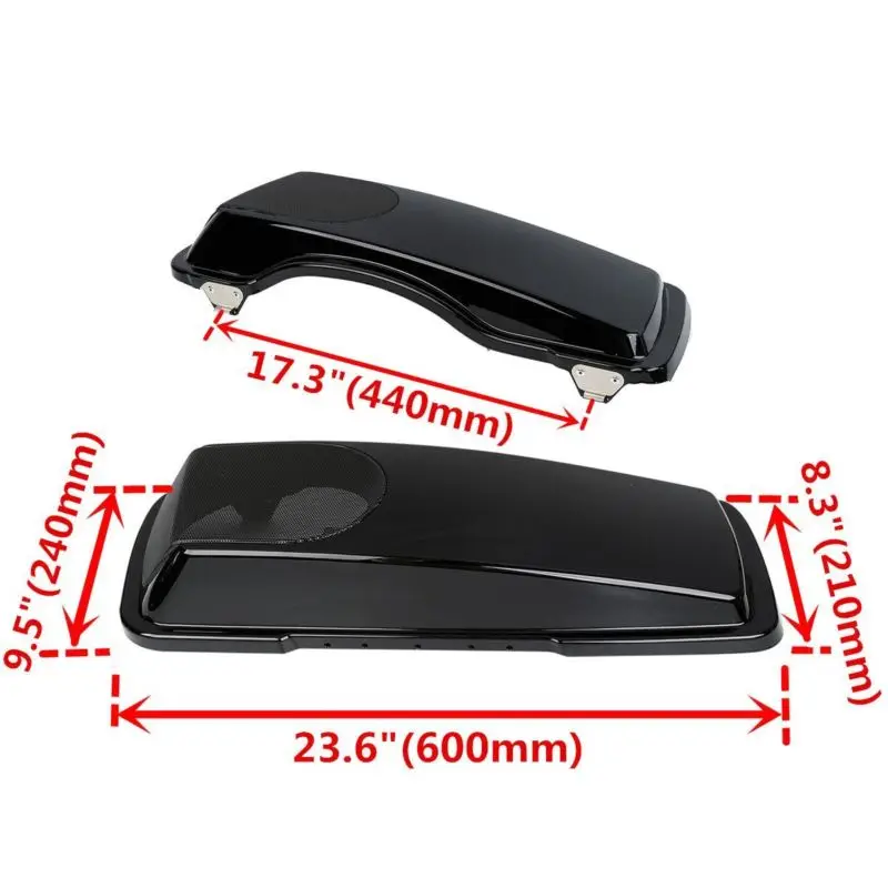 Крышки сиденья динамика 5x7 для Harley Touring CVO Road King Glide Electra Tour Street FLH FLTR FLHX FLHR 993