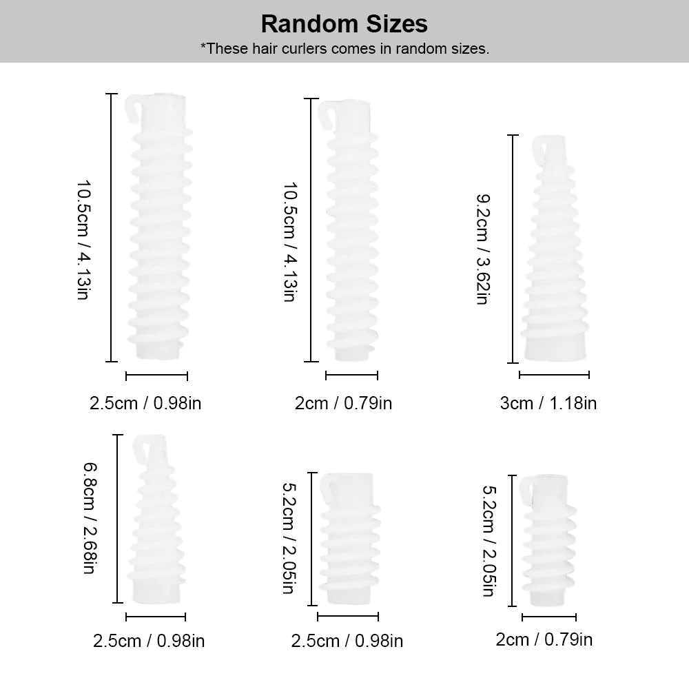 10 шт. пластиковые спиральные волосы для завивки, парикмахерские бигуди комплект для завивки волнистых волос, парикмахерские инструменты для укладки, Профессиональные парикмахерские
