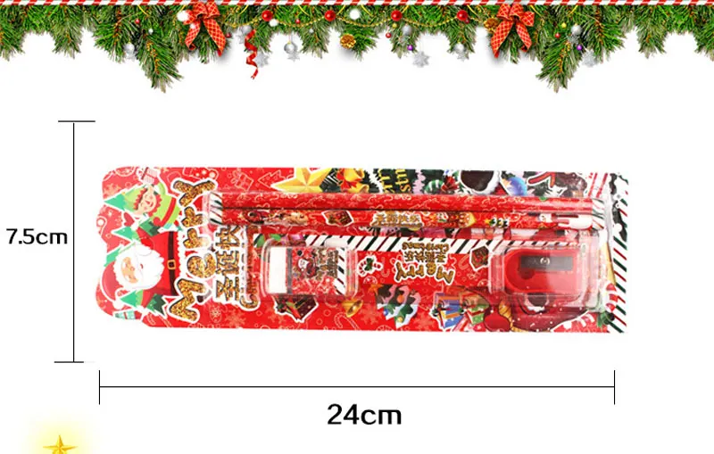 Kawaii-Christmas-Wooden-Pencils-Standard-Pencil-Rubber-Sharpene-Set-kids-students-Christmas-gifts-School-Supplies-002