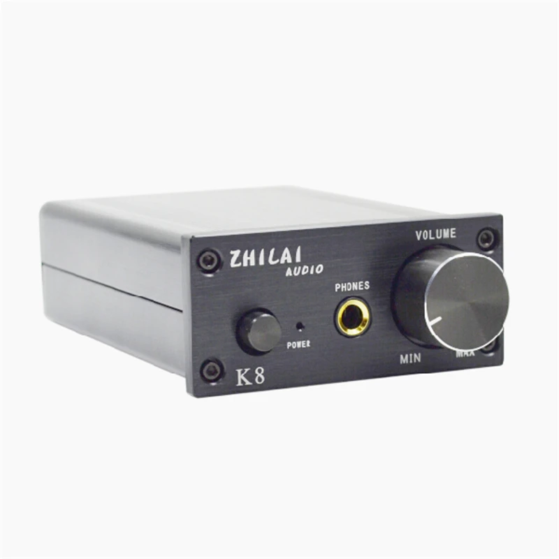 

Professional Big Headphone Audio power amplifier Sound clear and bright Can push 16-300ohm headset ZL-K8 Free Shipping