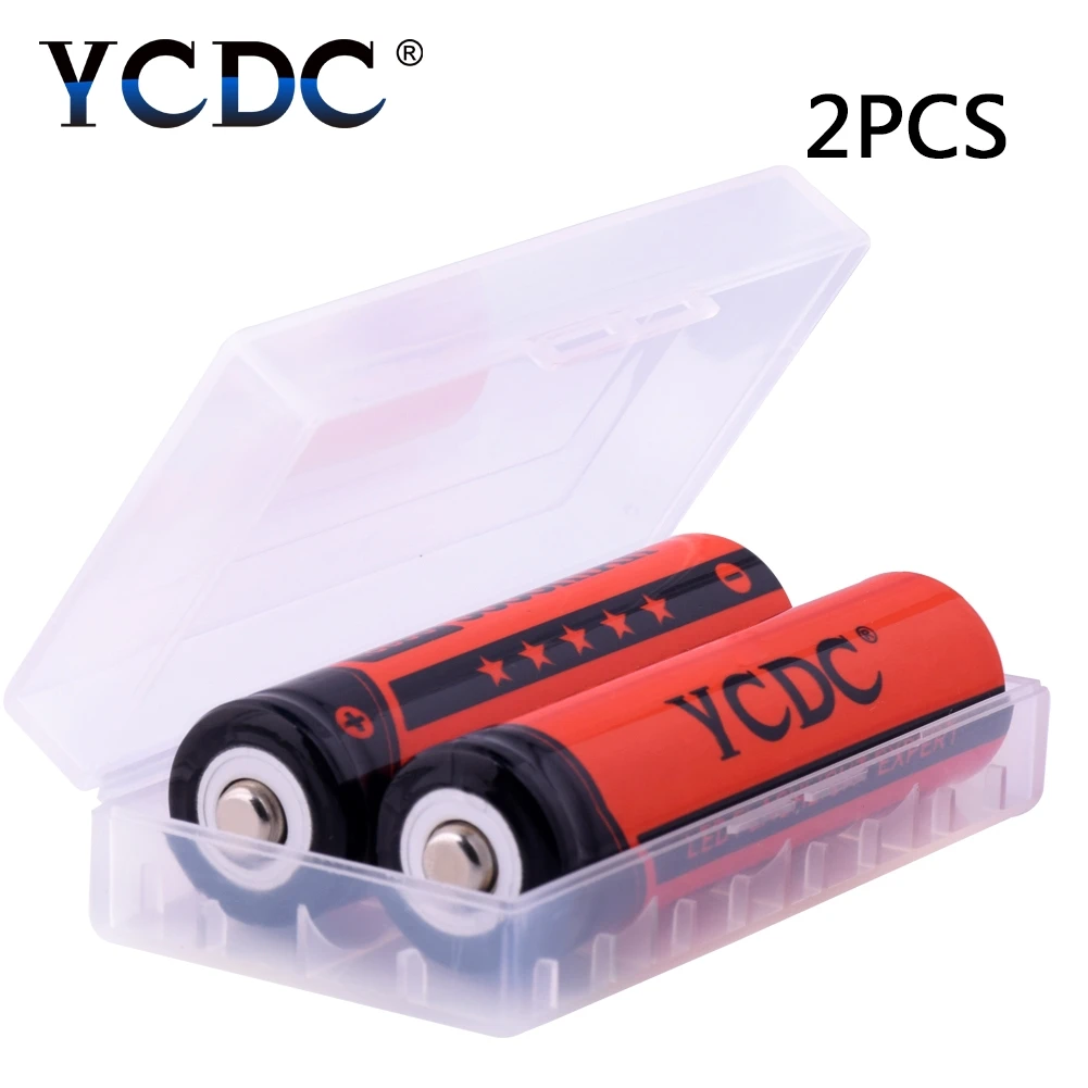 

YCDC Great Power 2PCS For LG HG2 100% New 18650 3000mAh Rechargeable battery 18650HG2 3.7V discharge Power batteries