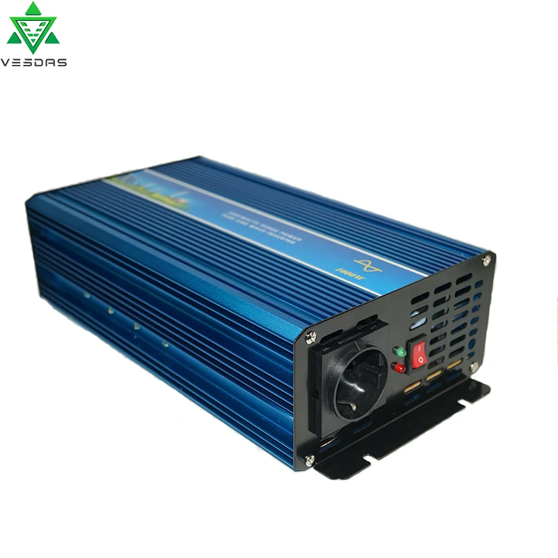 

1000W Off Grid Pure Sine Wave Solar or Wind Inverter for 96V/110VDC Battery, Supply Power to 110V/220VAC Applianeces