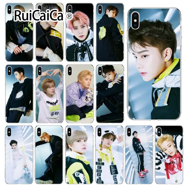 Ruicaica мы суперлюди Nct 127 красочные аксессуары для телефонов Чехол Apple iPhone 8 7 6 6S Plus X XS