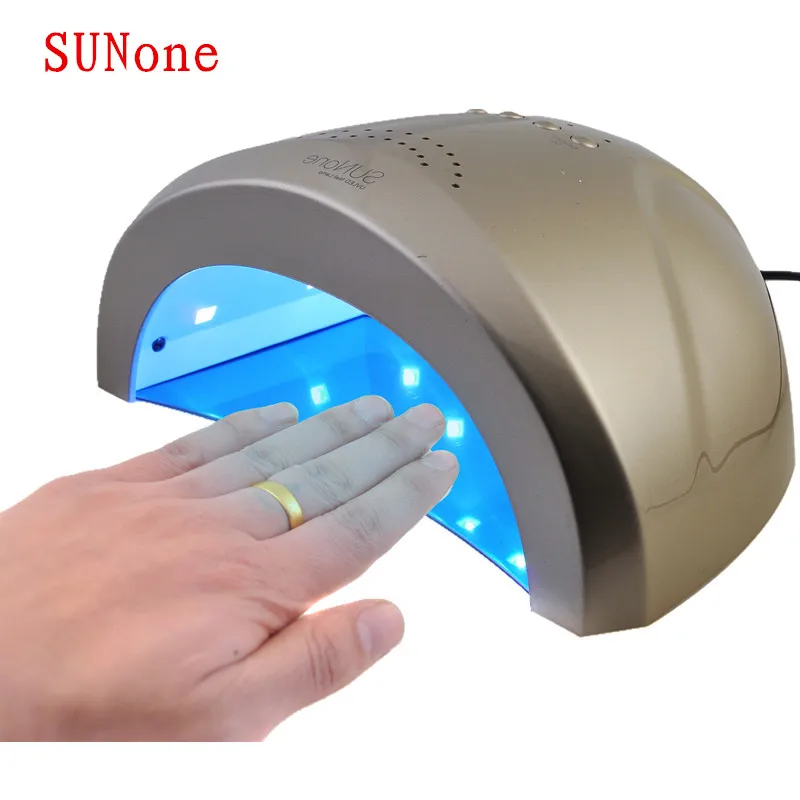 SUNone Профессиональный 48 Вт УФ светодиодная лампа Сушилка для ногтей машина белый