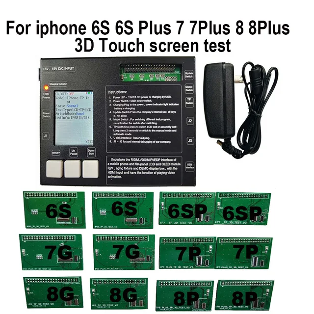 6 in 1 LCD Display Digitizer Touch screen test board LCD Tester for
