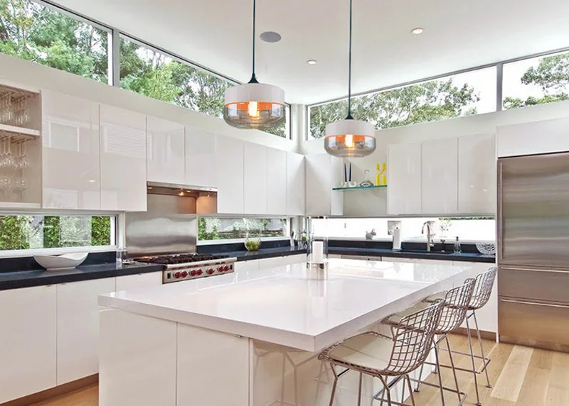 Nordic Modern loft hanging Glass Pendant Lamp Fixtures E27 E26 LED Pendant lights for Kitchen Restaurant Bar living room bedroom (3)