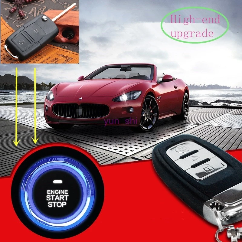 IMMOBI Car intelligent the ftproof refiting Mechanical key modification engine start stop system car-styling For all cars vw etc