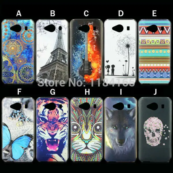 TPU Case for ZTE Blade L370 Cartoon Colorful 8 Patterns Color Painting Soft Skin Gel Phone Back Cover |