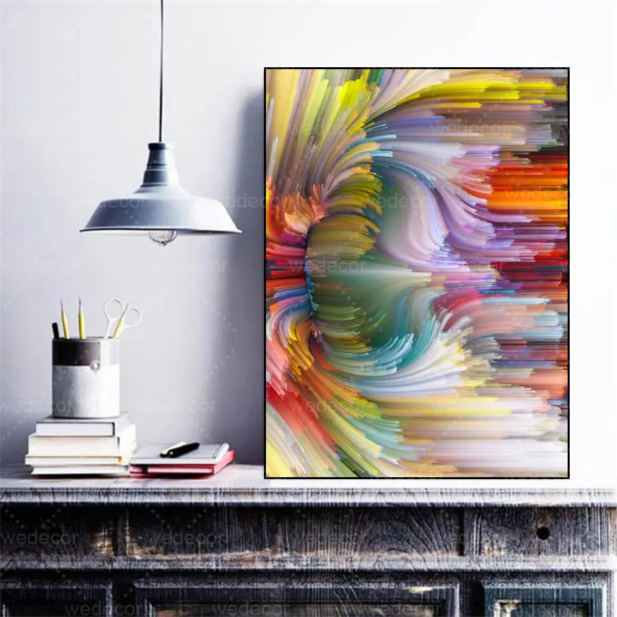 

HD Abstract Warm Color Wall Art Canvas Art Prints Oil Painting Canvas Painting Home Decor Wall Pictures No Frame