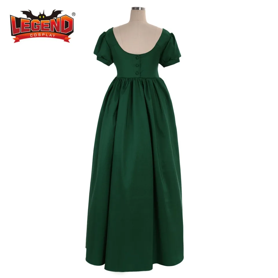 simple green gown