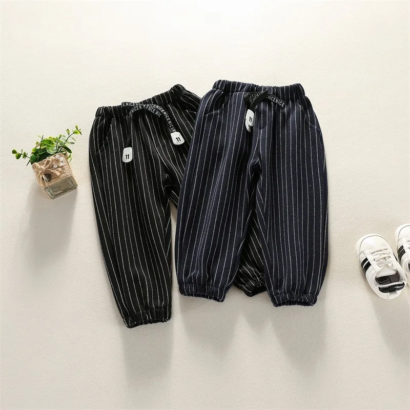 Pants For Boys Sports Striped Kids Casual Autumn Spring Children's Clothes Winter Clothing Trousers |