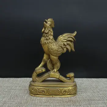 

Copper, chicken, fortune, decoration, home decoration