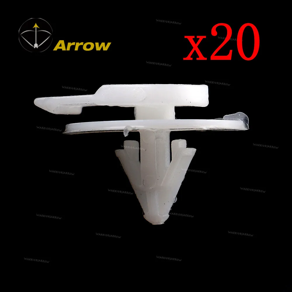 

07132757821 For Mini Cooper 20Pcs White Front Rear Wheel Arch Trim Clips Moulding Retainer Fastener