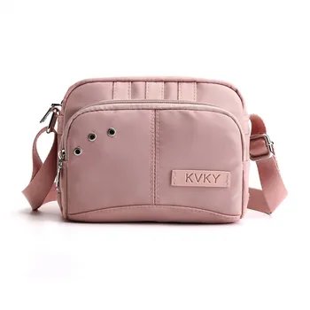 

hot sell Brand Large Pocket Casual Pink Small package Women's Handbag Shoulder Handbags Canvas For Women Crossbody bag