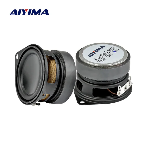 Aiyima 2PCS 1.5 inch Audio Speaker 8Ohm 10W Full Range Alto Woofer Mini Loudspeaker For Bluetooth Speaker DIY Home Theater