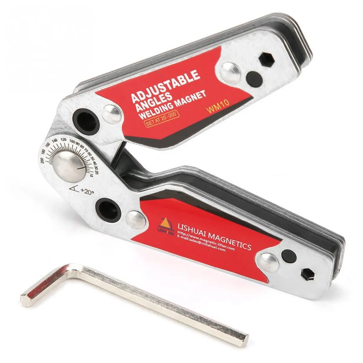 

New 20-200 Degree Adjustable Angles Welding Magnet Neodymium Magnet Magnetic Welding Clamp Positioner Locator Holder Tool WM10