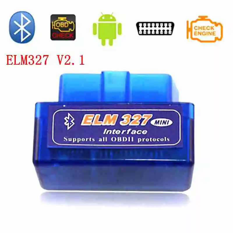 

Best price Super Mini Elm327 V2.1 ELM 327 V 2.1 OBD 2 Car Diagnostic-Tool Scanner Bluetooth For Android OBDII Scaner ELM327