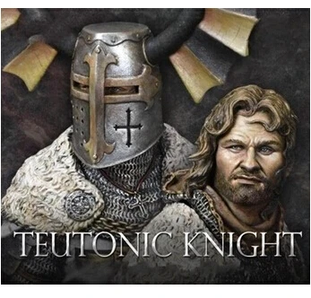 Scale Models 1 10 Teutonic Knights including two heads Resin Bust Model Free Shipping
