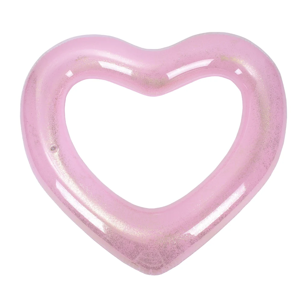 Best Newly Inflatable Water Hammock Floating Bed Heart Shape Lounge Chair Drifter Swimming Pool Beach BFE88