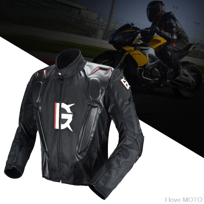 Гоночная куртка для мотокросса, куртка из искусственной кожи, бронежилет, защитное оборудование для мотоциклистов, одежда для бездорожья, защитное снаряжение