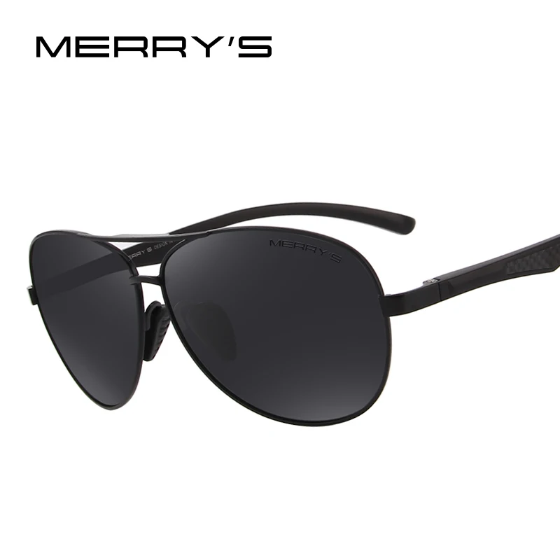 

MERRY'S Men Pilot Sunglasses HD Polarized Glasses Brand Polarized Sunglasses S'8228