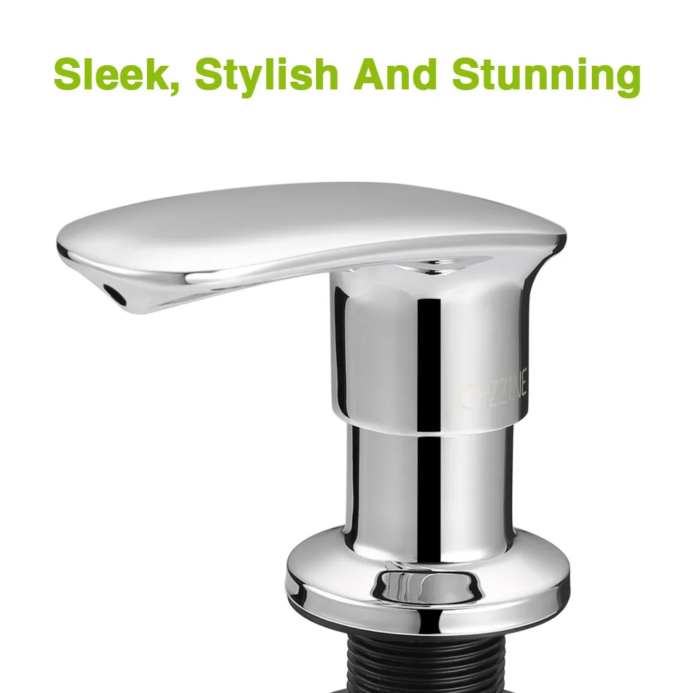 Modern Design Kitchen Sink Soap Dispenser Sink Detergent Bottle Copper Dispensador for Kitchen Bathroom 05