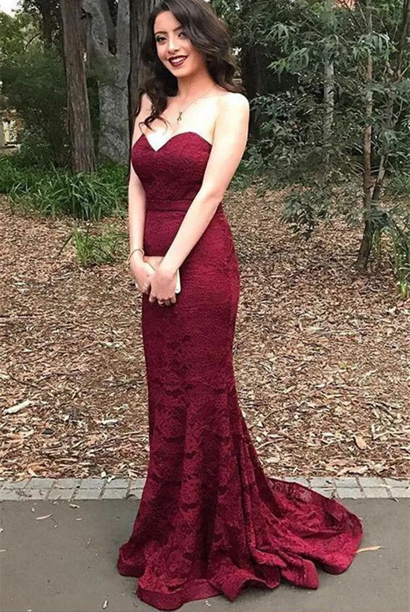Wine Red Wedding Guest Dresses